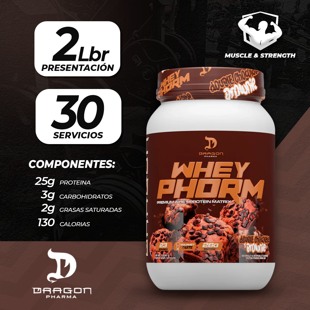 WheyPhorm Whey Protein - 2lb - Dragon Pharma