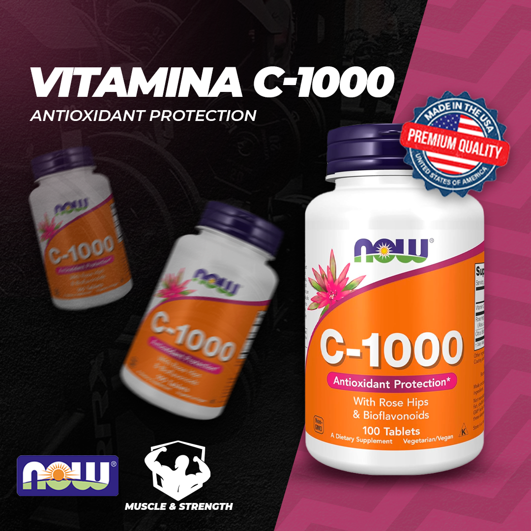 C-1000 w/100mg Bioflavonoids - 100 Vcaps
