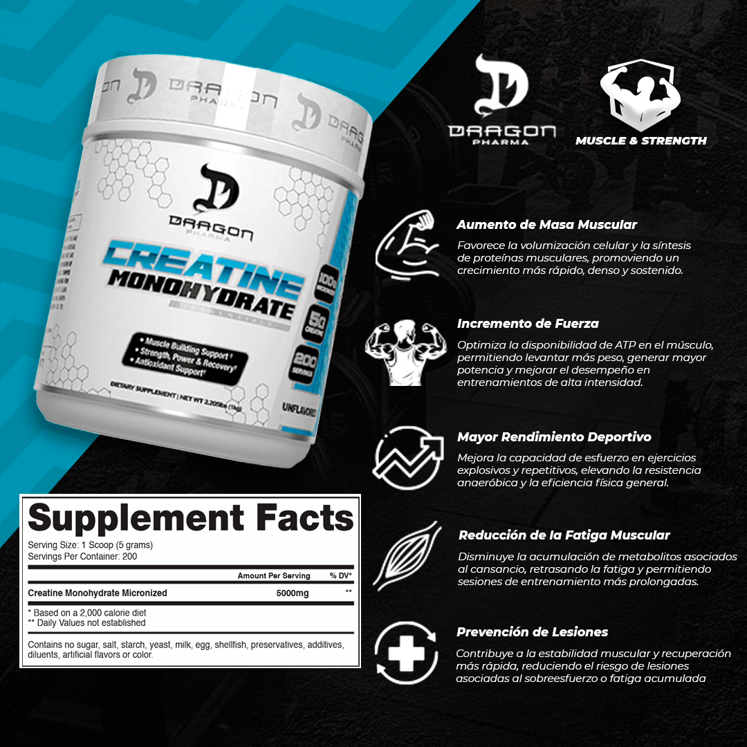 Micronized Creatine - 200 servings