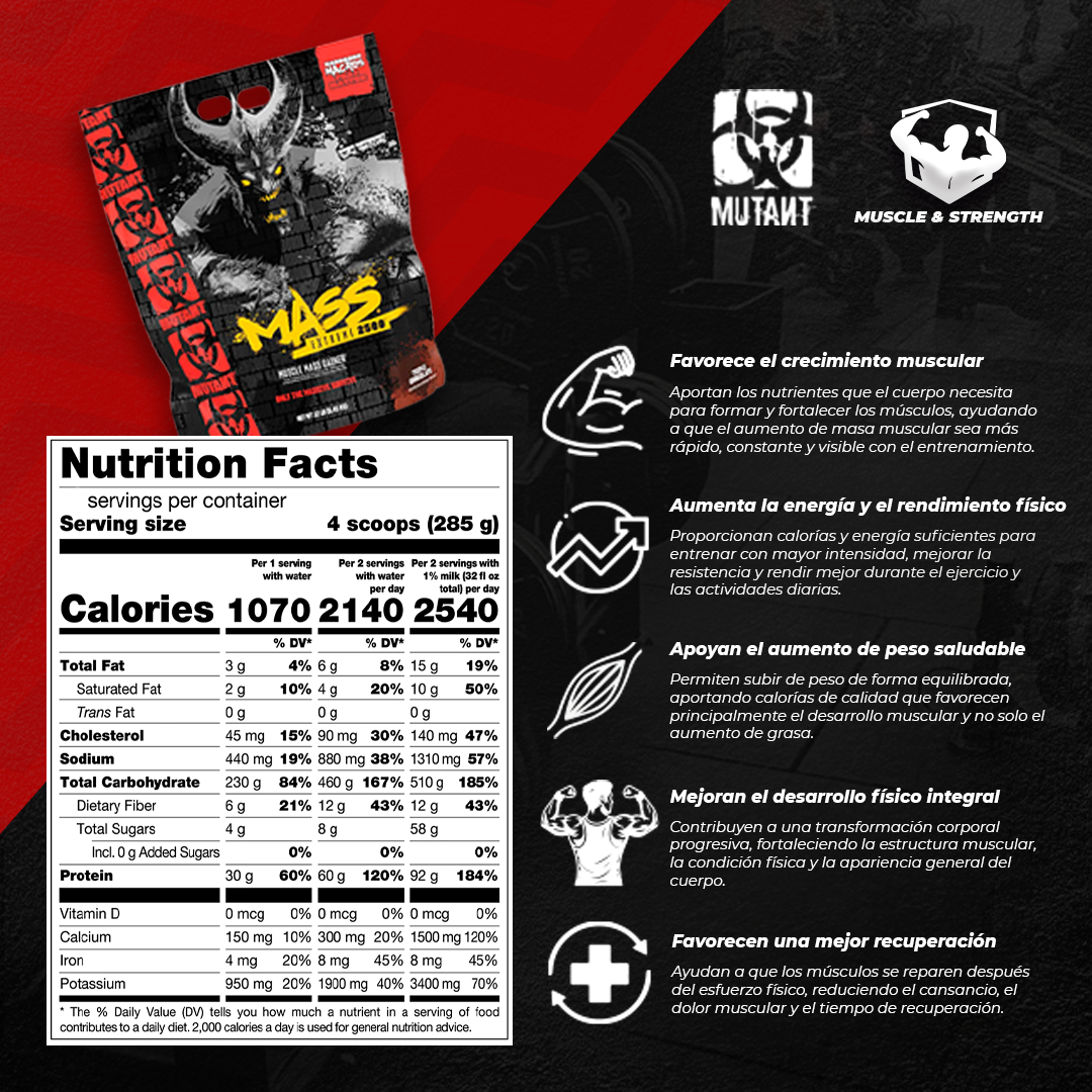 Mass Extreme 2500 - 12lb - Mutant