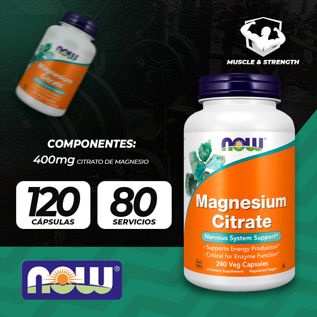 Magnesium Citrate - 240 Vcaps