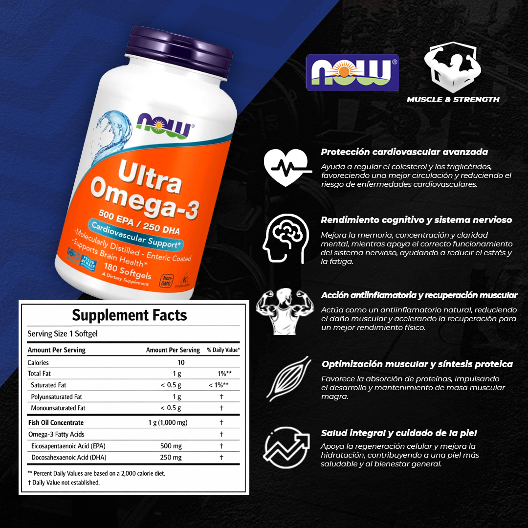 Ultra Omega-3 - 180 Softgels