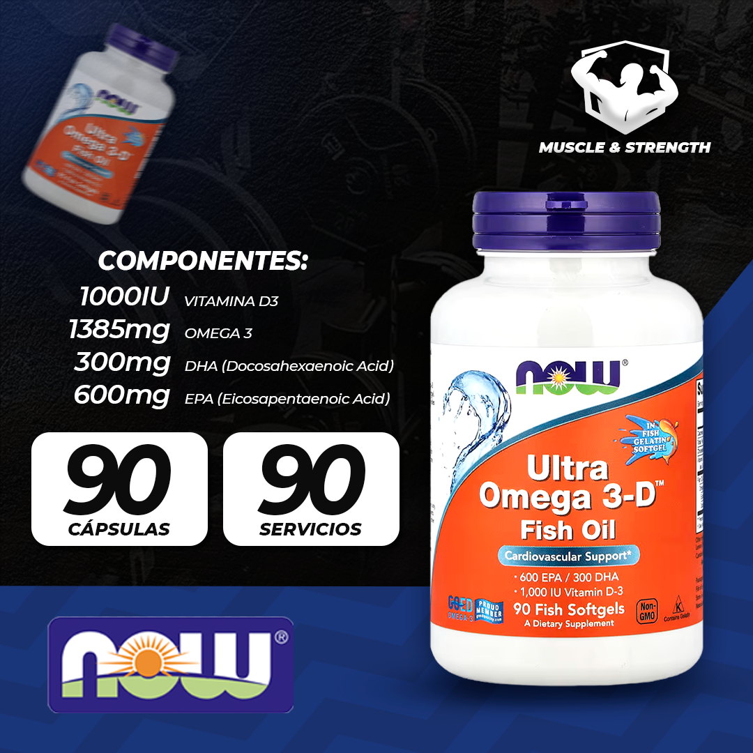 Ultra Omega 3D - 90 Softgels
