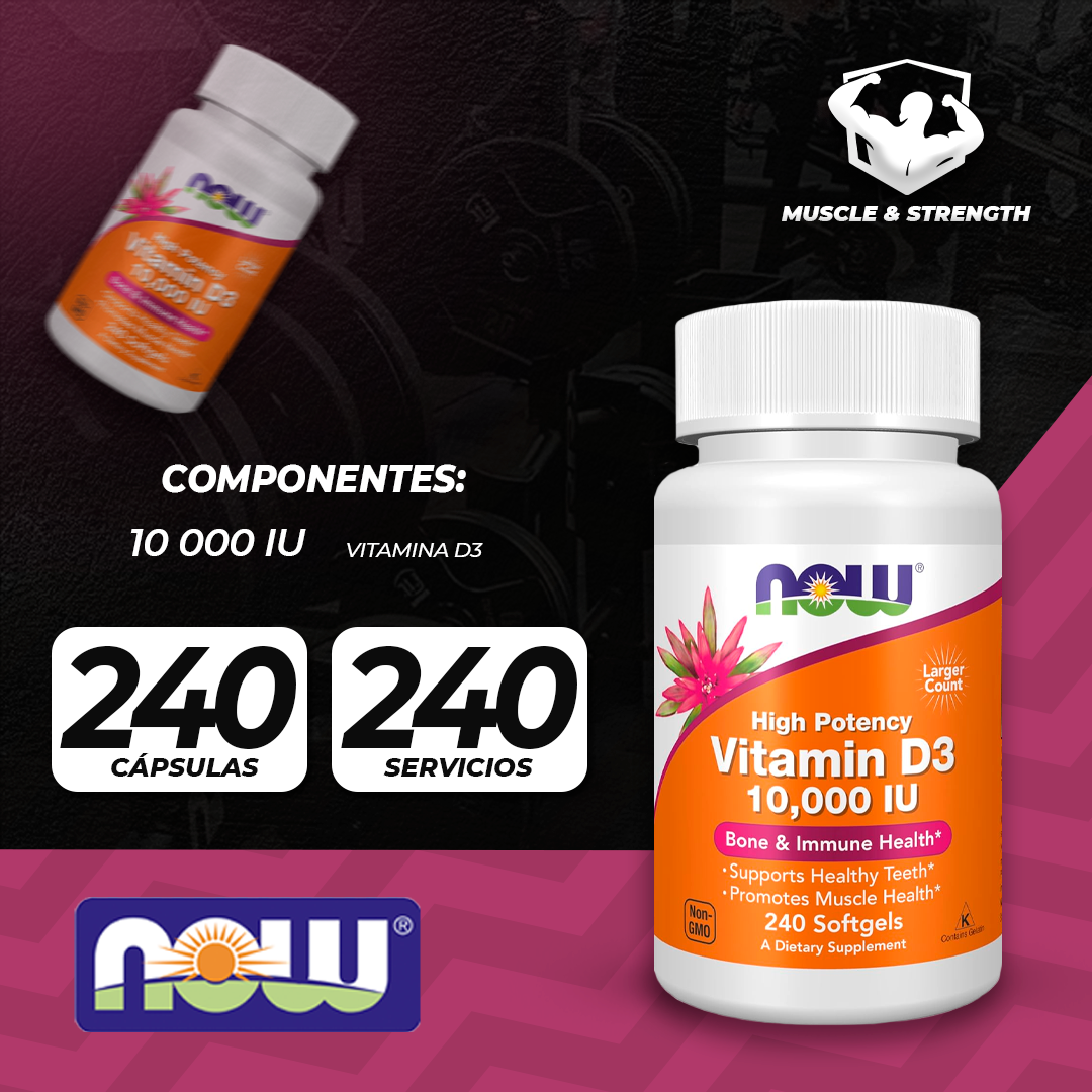 Vitamin D-3 10,000 IU - 240 Softgels