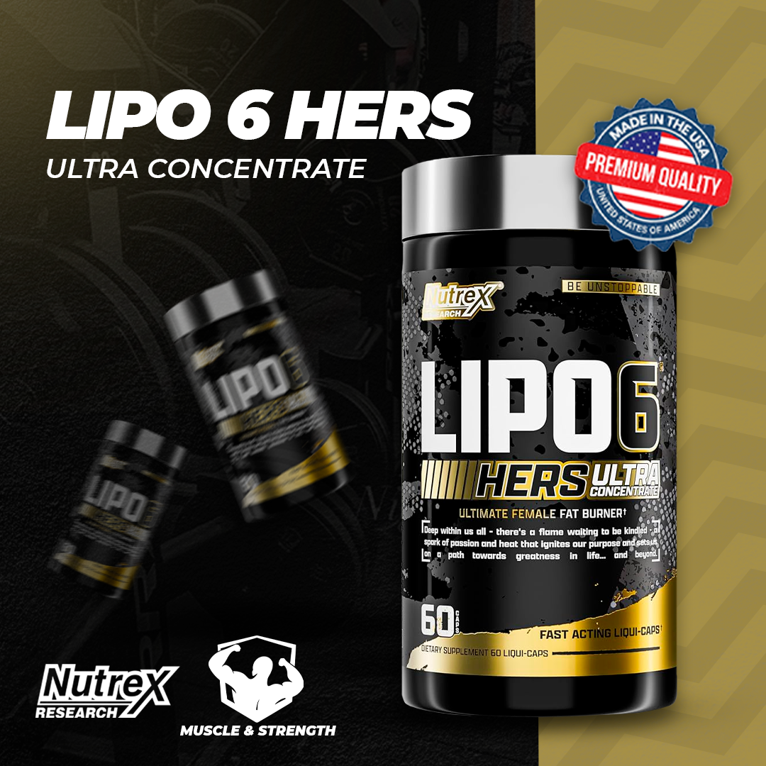 Lipo-6 Hers Ultra Concentrate - 60 Capsules - Nutrex Research