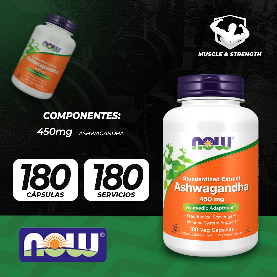 Ashwagandha Extract 450mg - 180 Vcaps