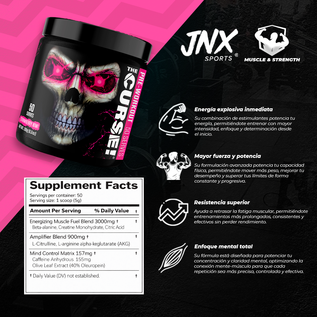 The Curse - 50 Servings - Strawberry Kiwi