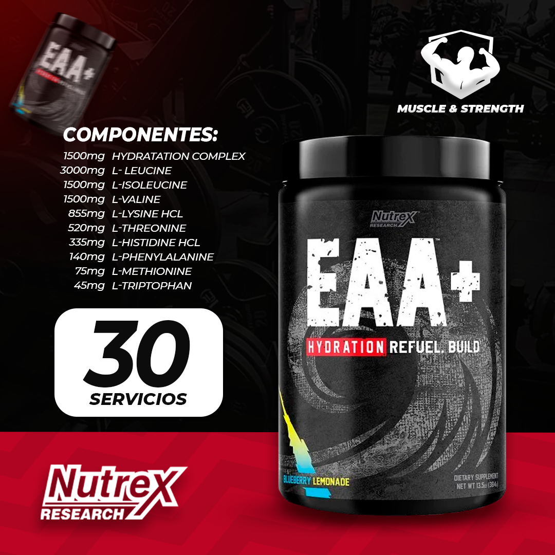 EAA + Hydration - 30 servings Blueberry Lemonade