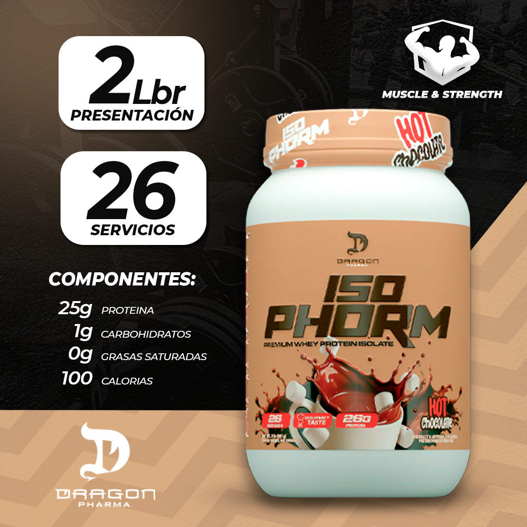 IsoPhorm Isolate Protein - 2lb - Dragon Pharma