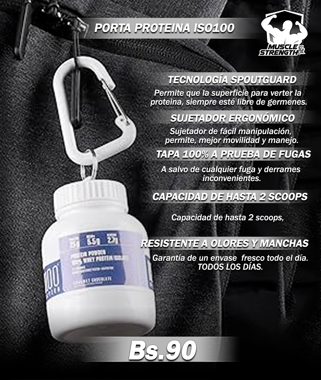 Porta Proteina - ISO100