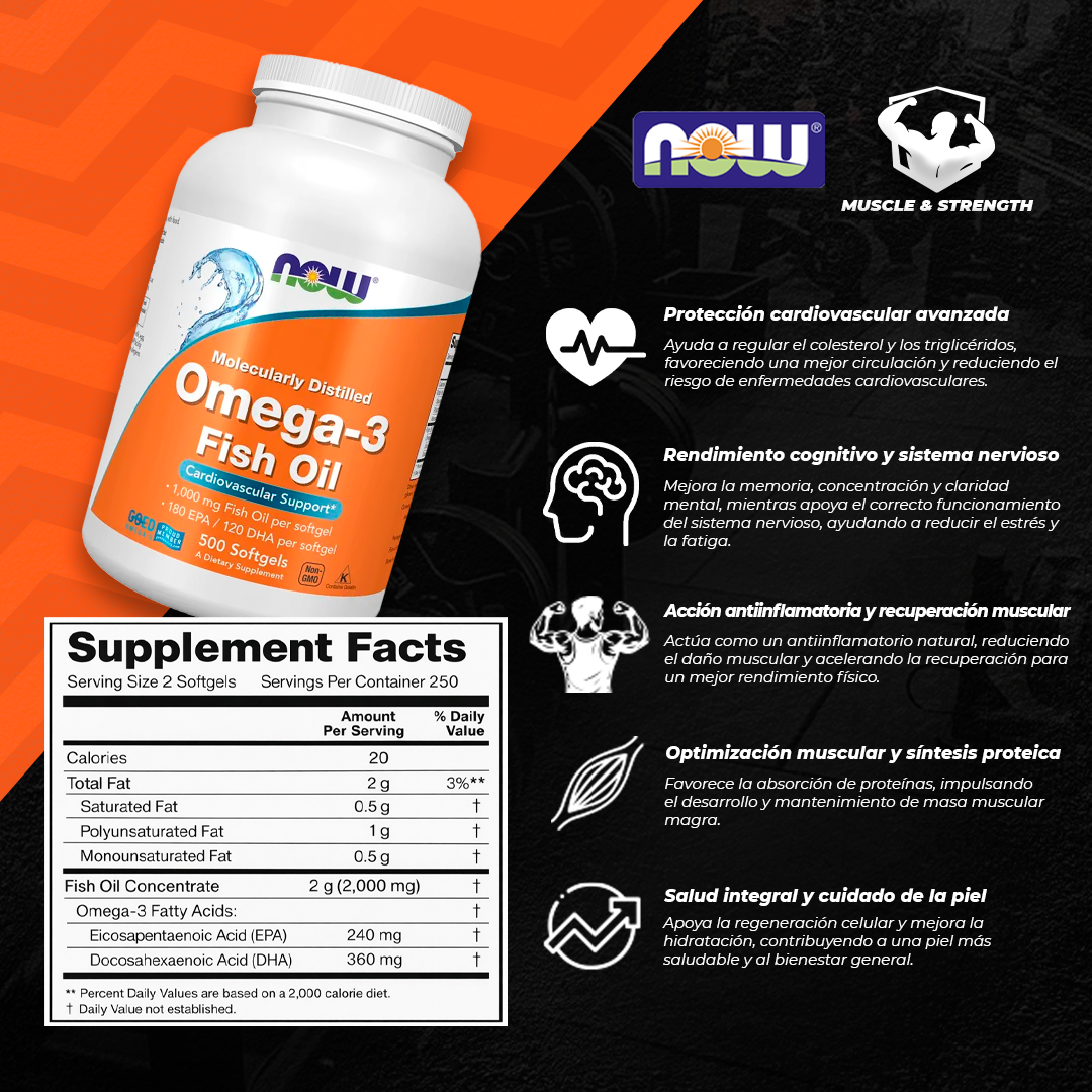 Omega-3 - 500 Softgels