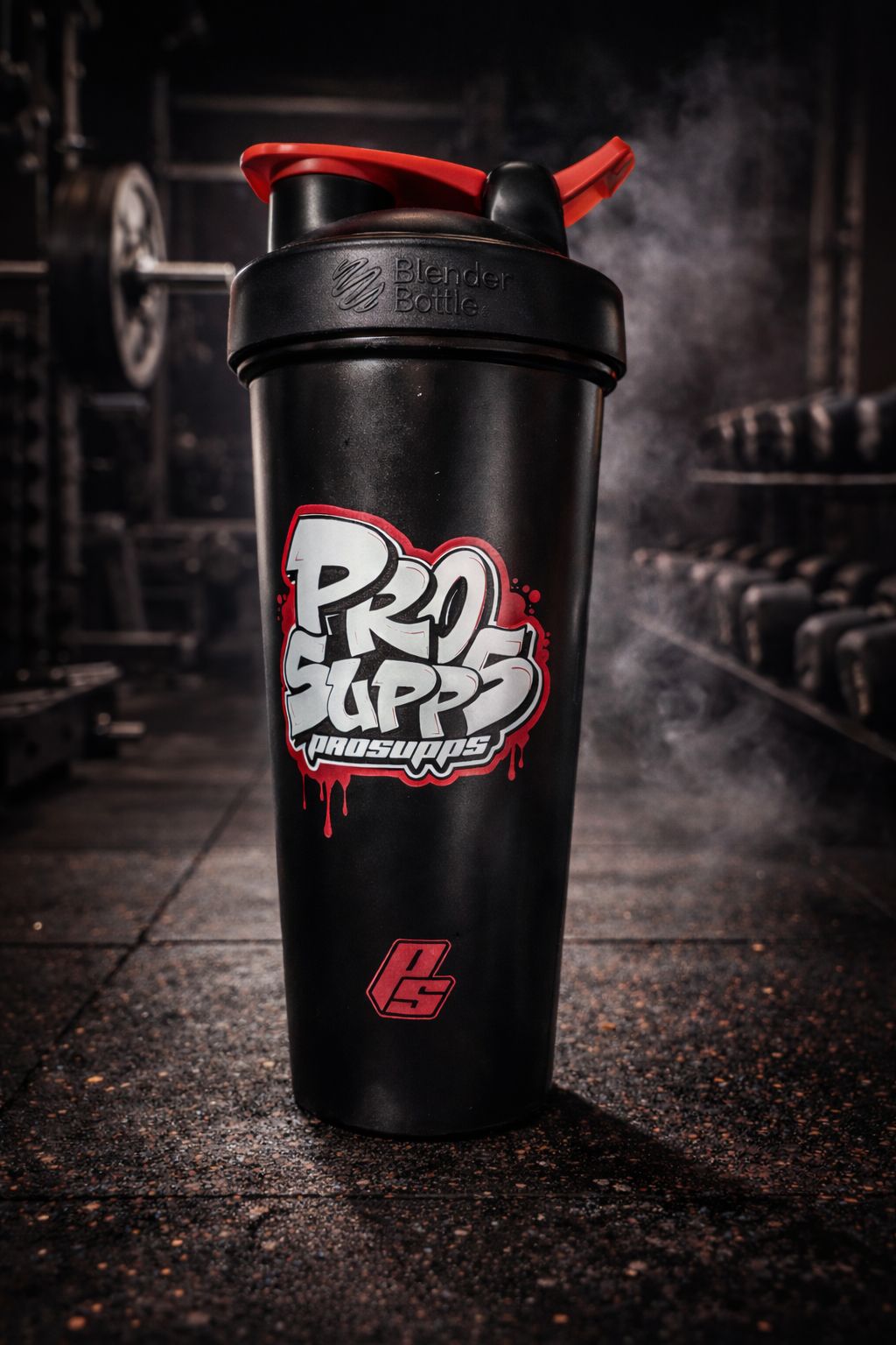 Tomatodo Blender Bottle - 850ml (Negro con Rojo) - Prosupps