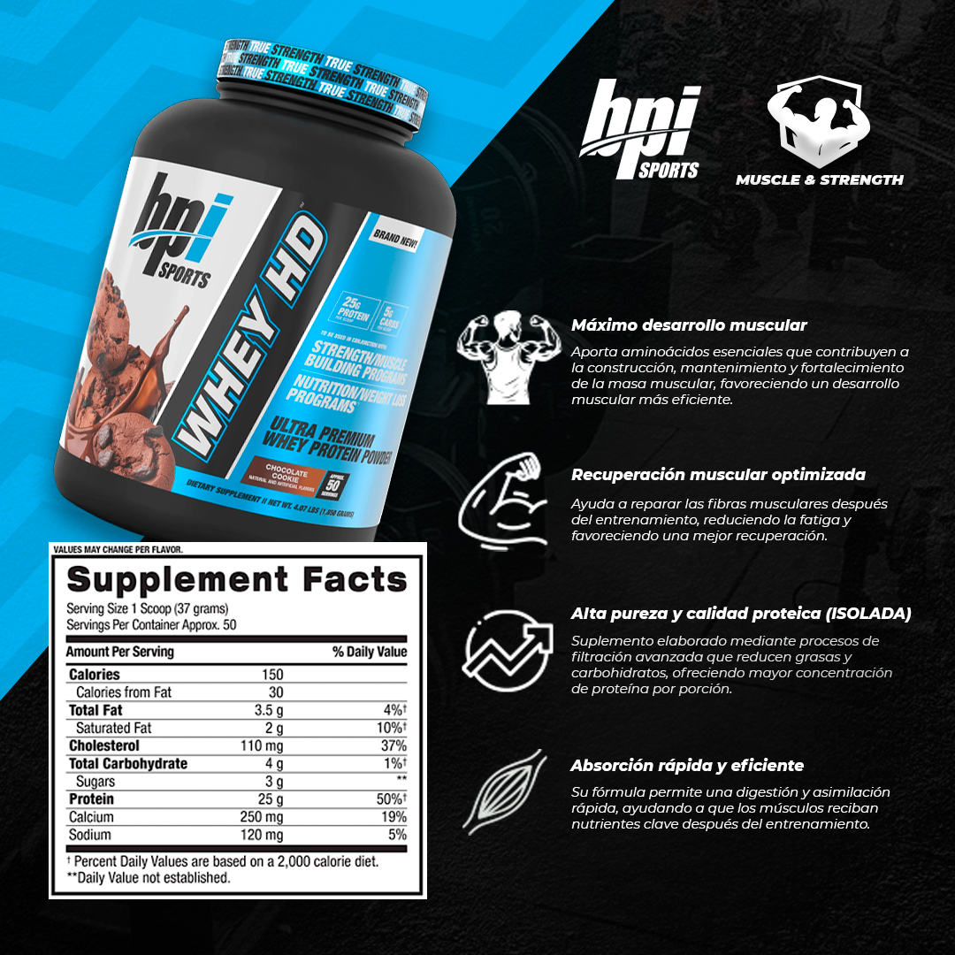 Whey HD - 4.1lb - BPI Sports