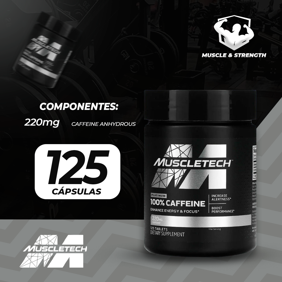 MuscleTech - EssenPlatinum 100% Caffeine - 125 Tabletstial Series Platinum 100% Caffeine - 125 Tablets