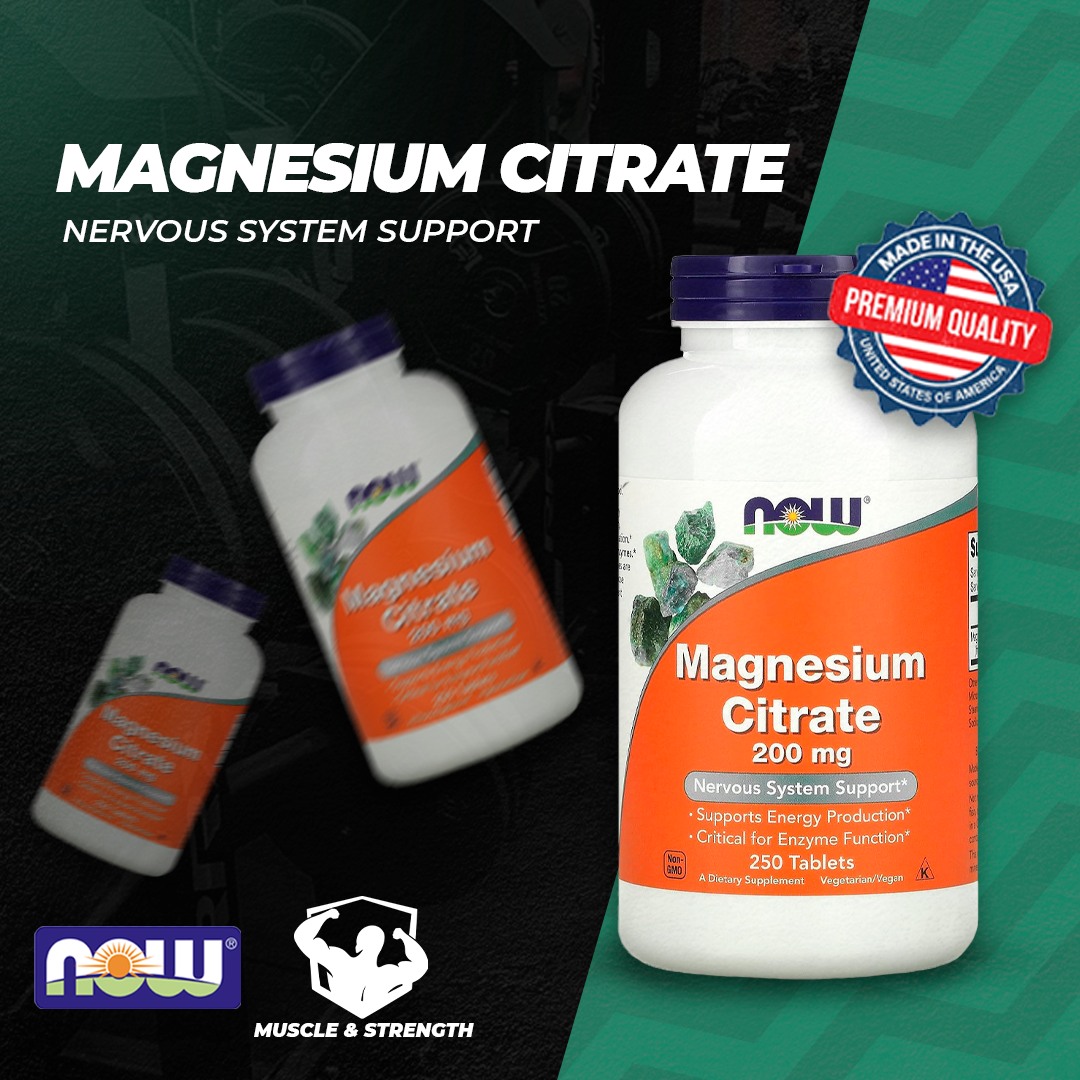 Magnesium Citrate 200mg - 250 Tablets