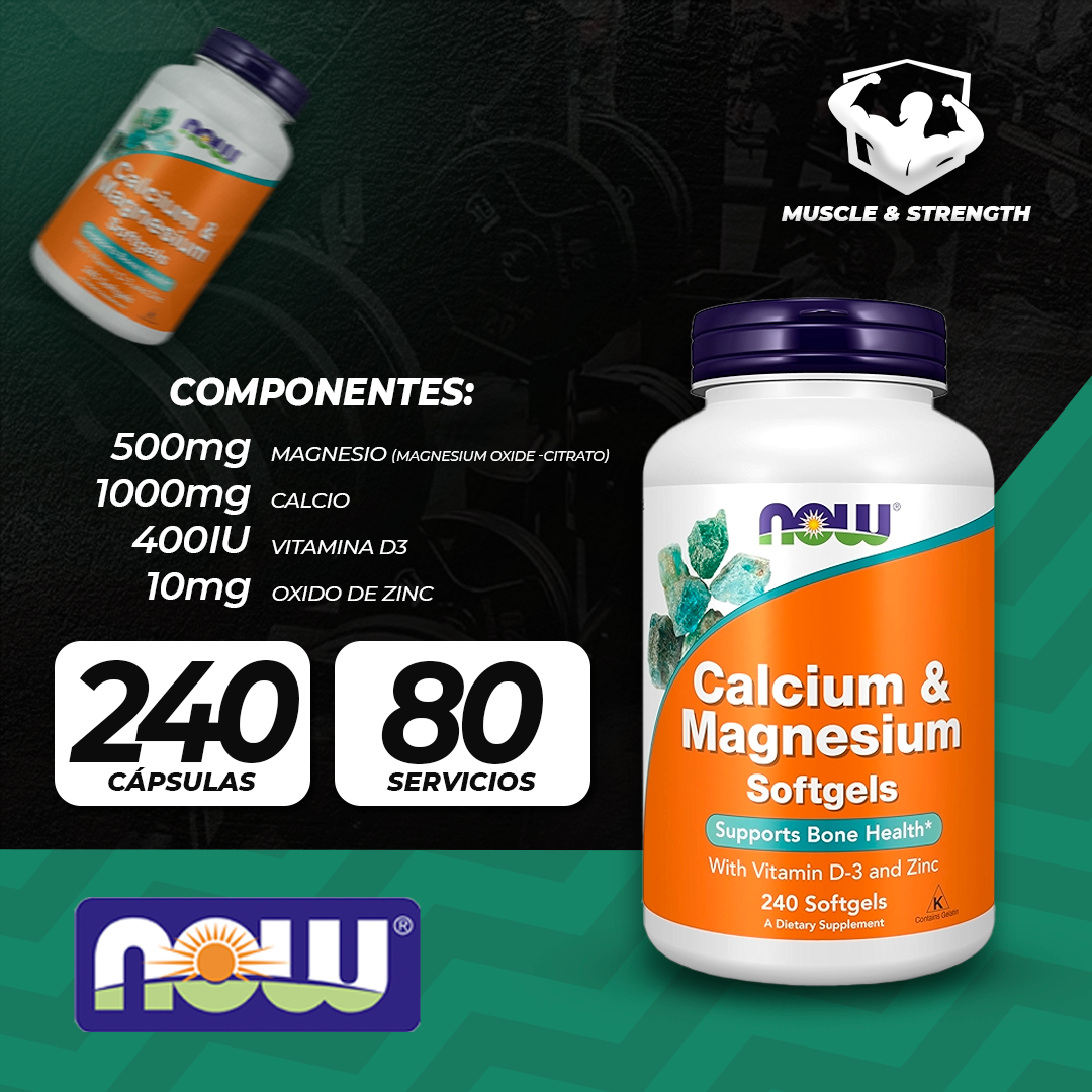 Calcium & Magnesium w/ Vitamin D-3 & Zinc