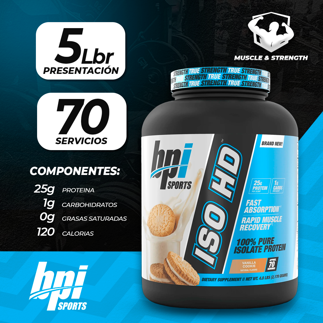 IsoHD Isolate Protein - 5lb (Chocolate) - BPI Sports