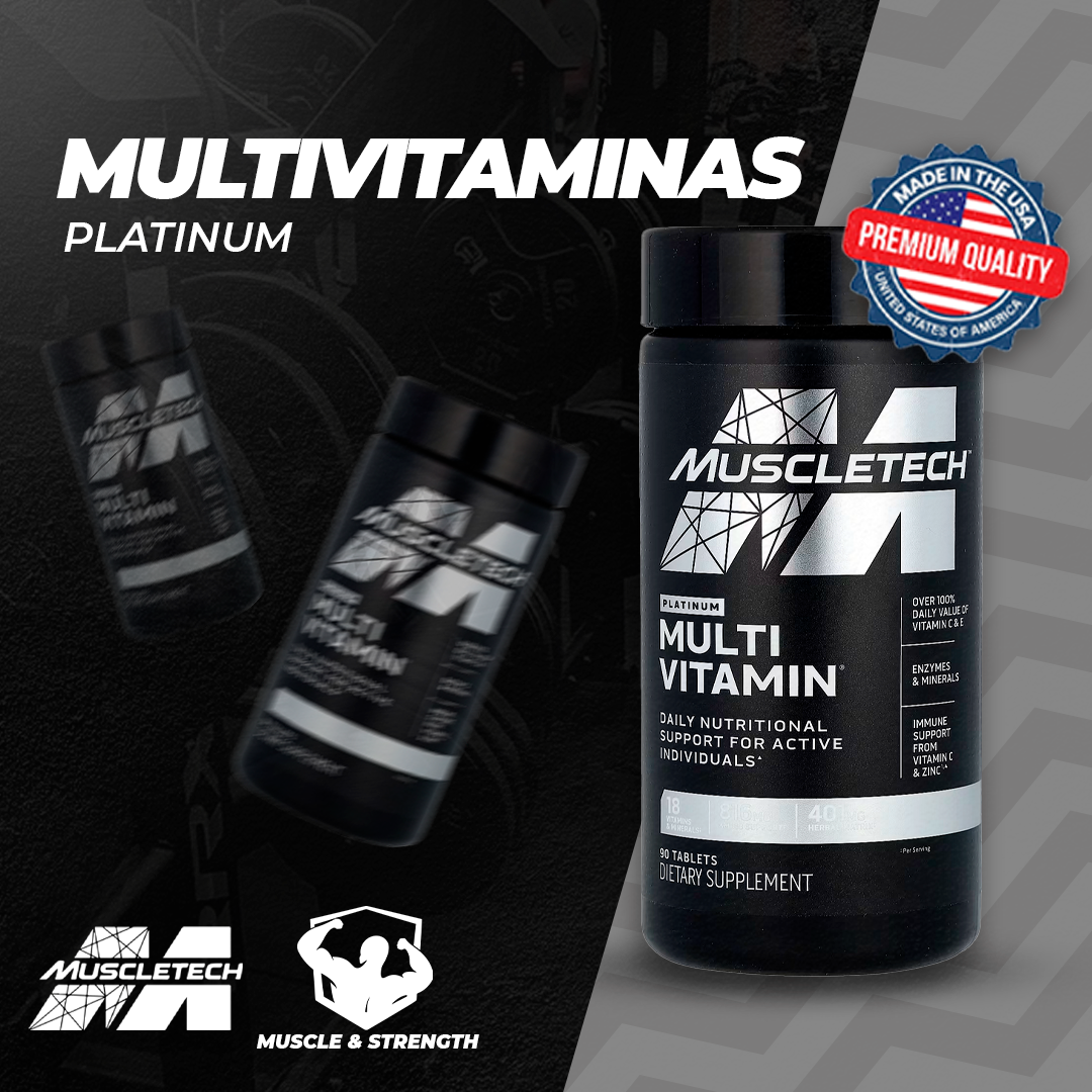 MuscleTech - Platinum Multivitamin - 90 Tablets