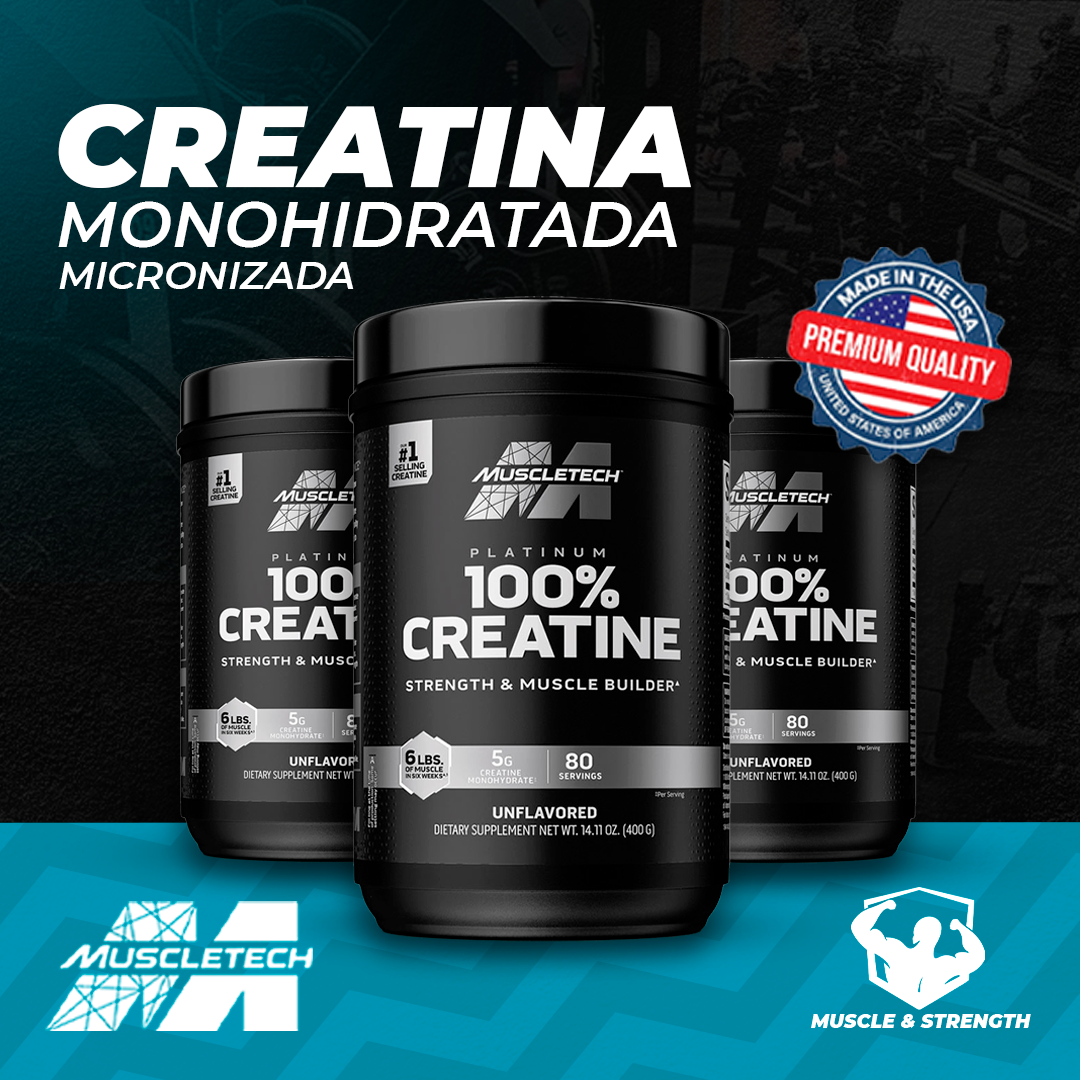 Platinum 100% Creatine Micronized - 400g
