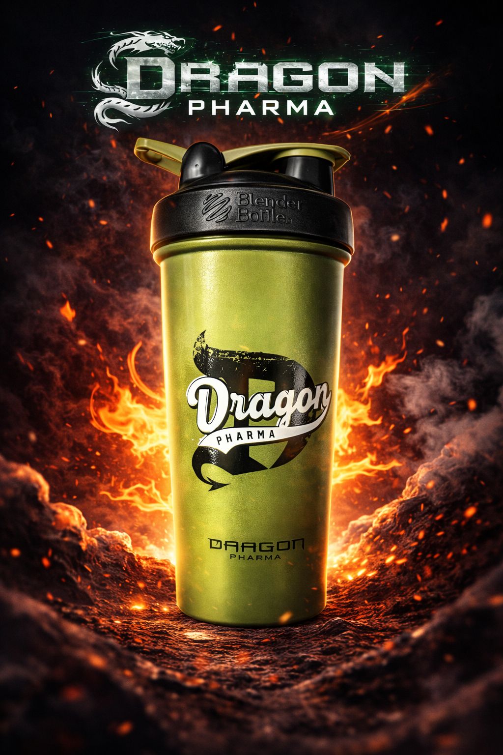 Tomatodo Blender Bottle - 850ml (Verde) - Dragon Pharma