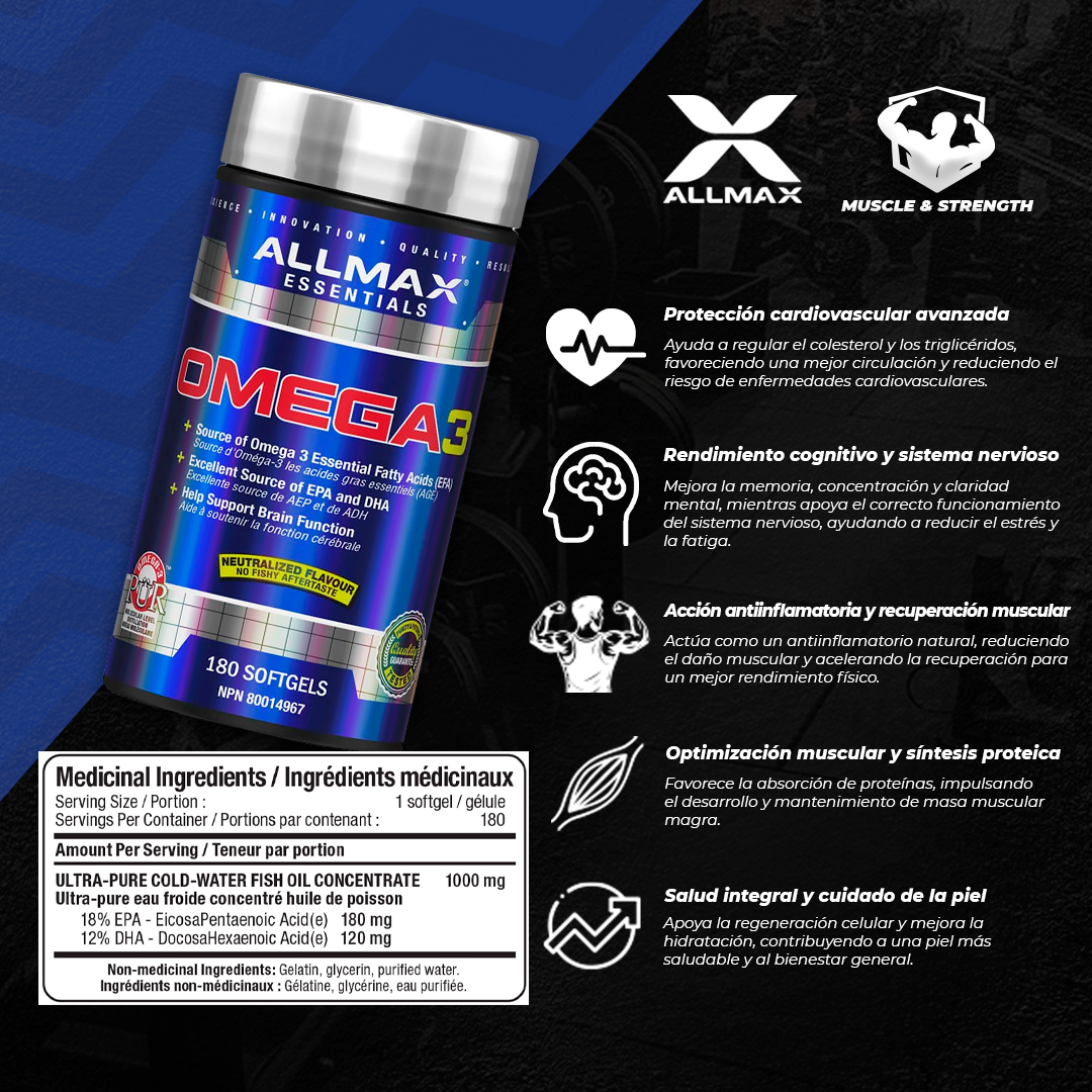 Omega 3 - 180 Softgels