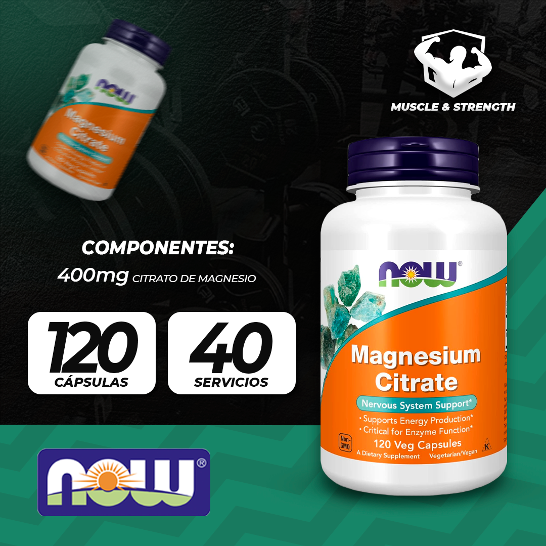 Magnesium Citrate - 120 Vcaps