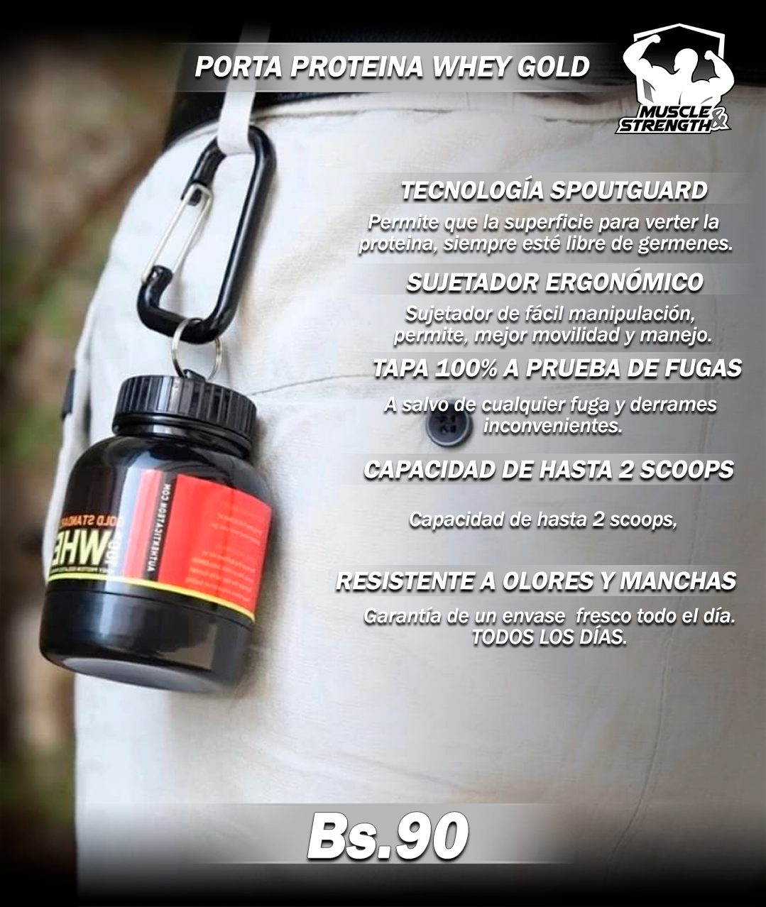 Porta Proteina - Optimum Nutrition