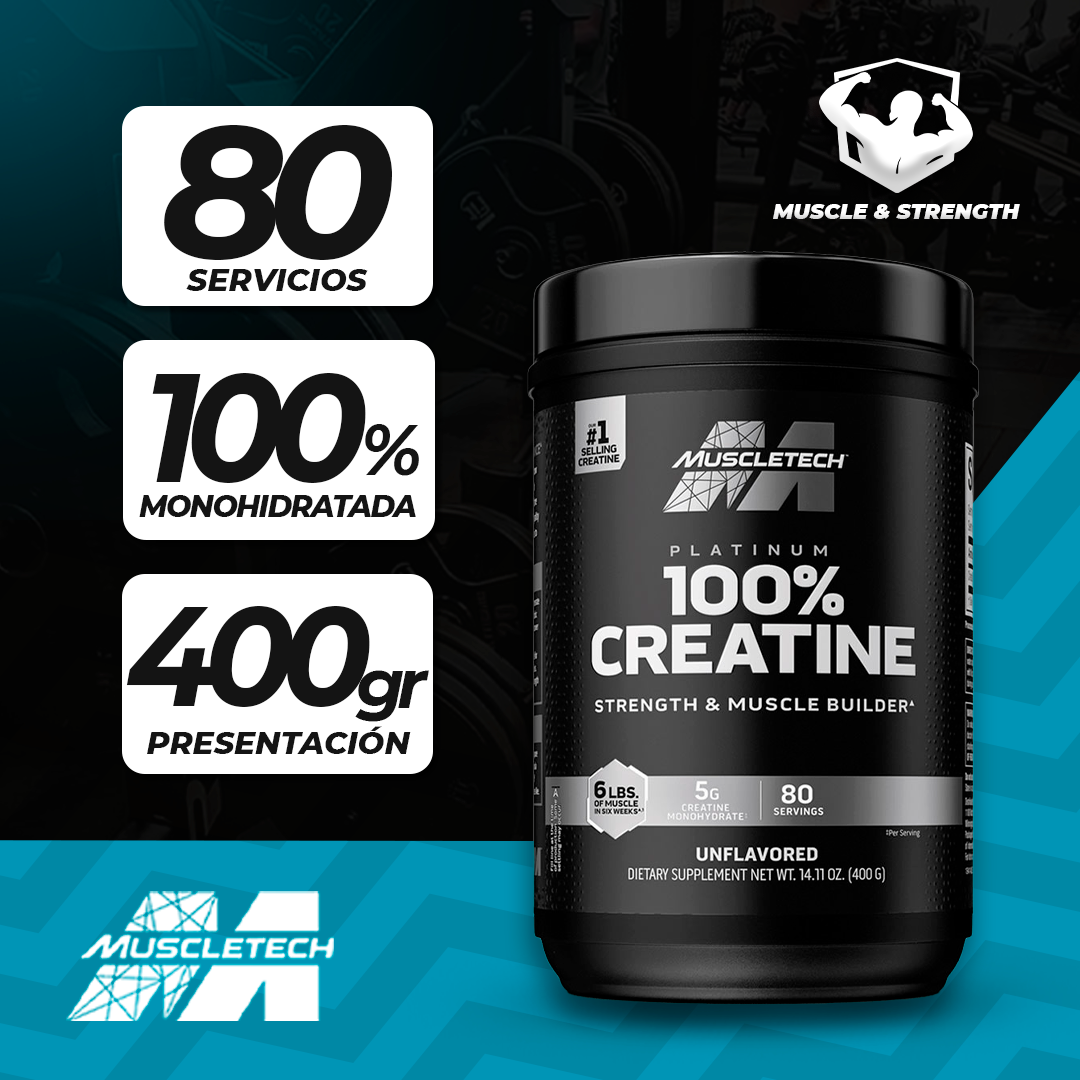 Platinum 100% Creatine Micronized - 400g