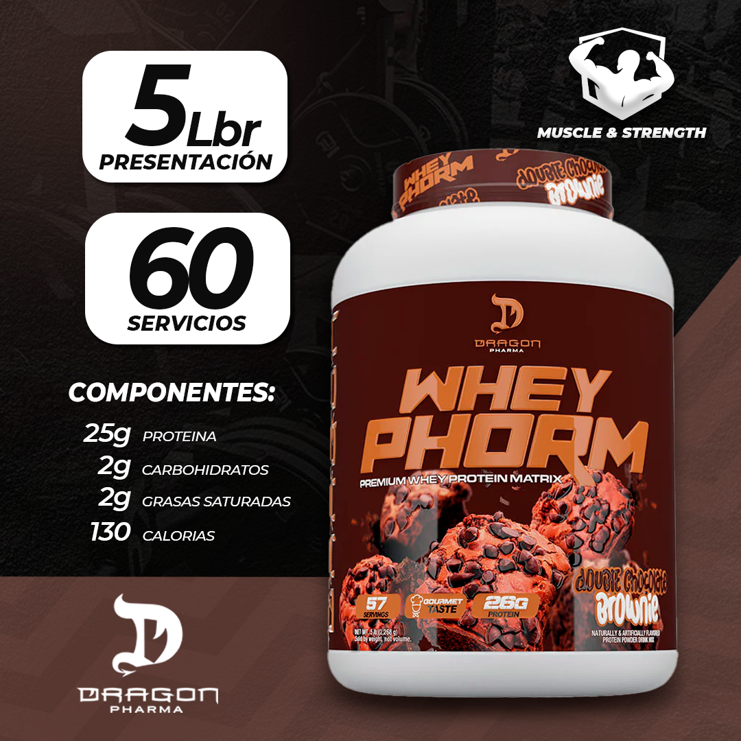 WheyPhorm Whey Protein - 5lb - Dragon Pharma