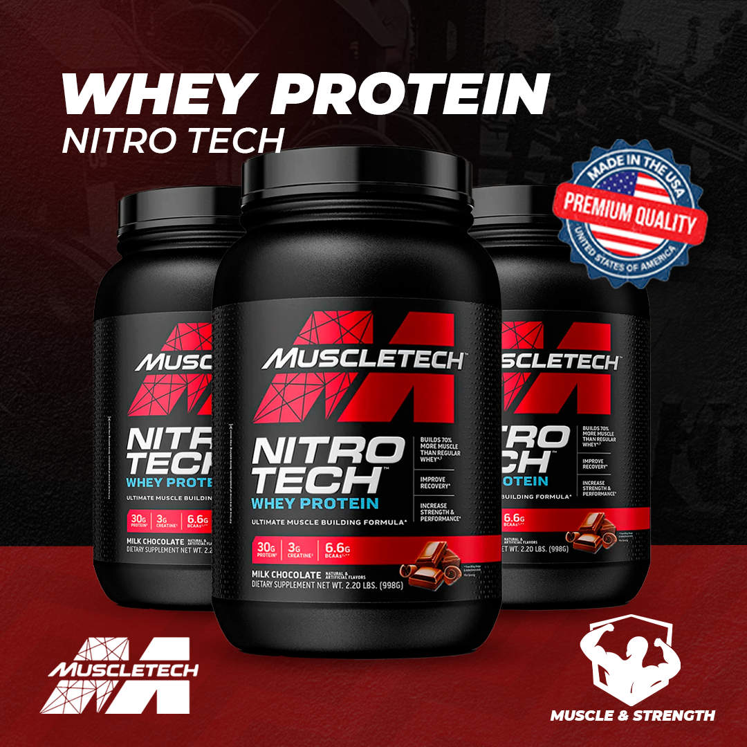 Nitrotech Whey Protein - 2.2lb - Muscletech