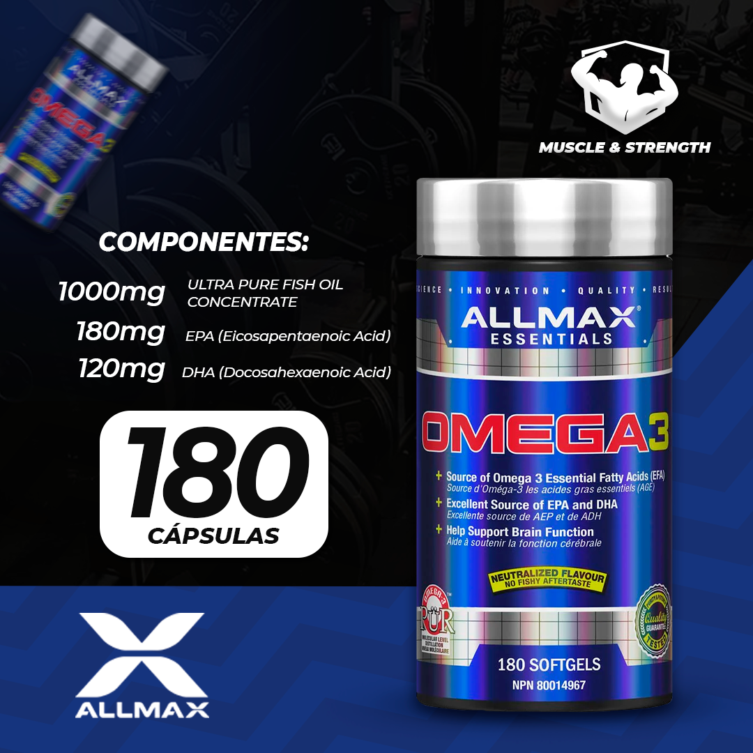 Omega 3 - 180 Softgels